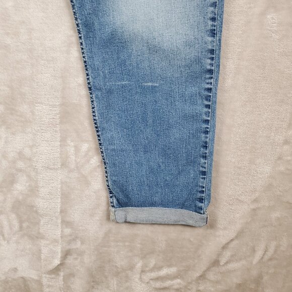 Hudson Natalie Jeans Midrise Slim Boyfriend Stretchy Crop Size 32 - Picture 12 of 14